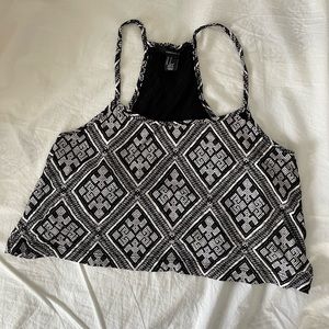 Forever 21 Tribal Crop Top